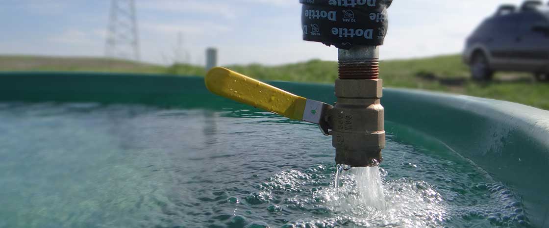 Picture of a water storage container